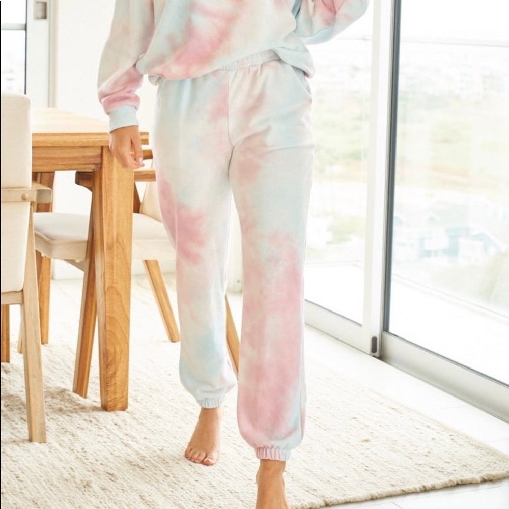 Let’s Sleep In Tie Dye Joggers